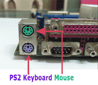 PS2 keyboard mouse
